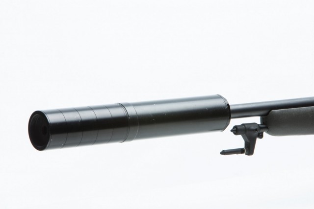 NeoPod silencer adapter on gun without bipod